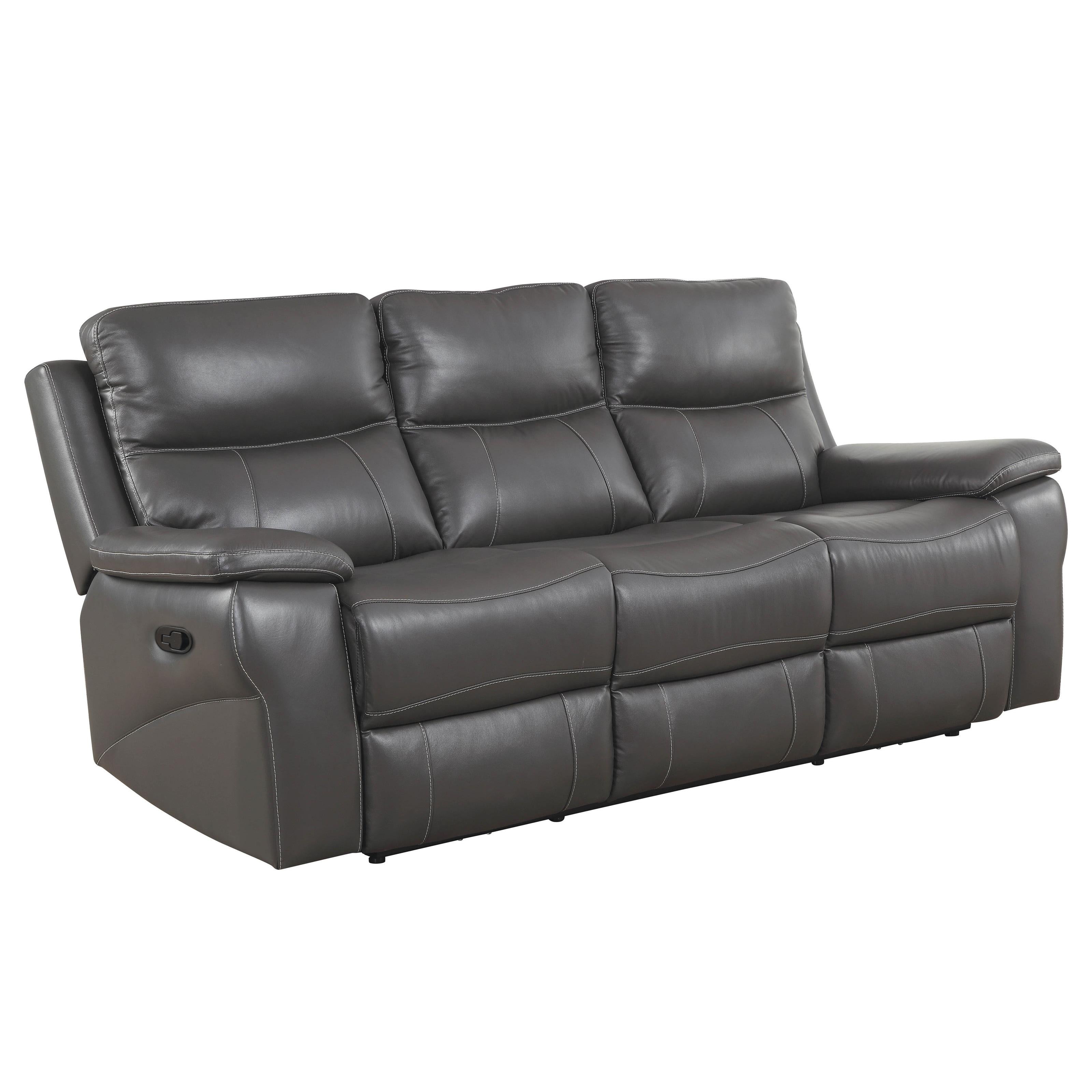 Furniture of America Lila Reclining Leather Match Sofa CM6540-SF IMAGE 1
